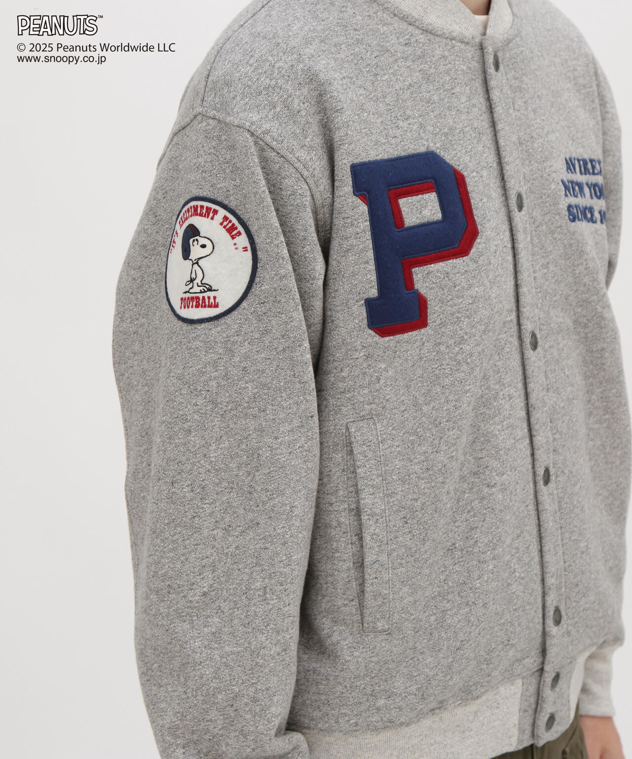 《AVIREX × PEANUTS》SWEAT CARDIGAN