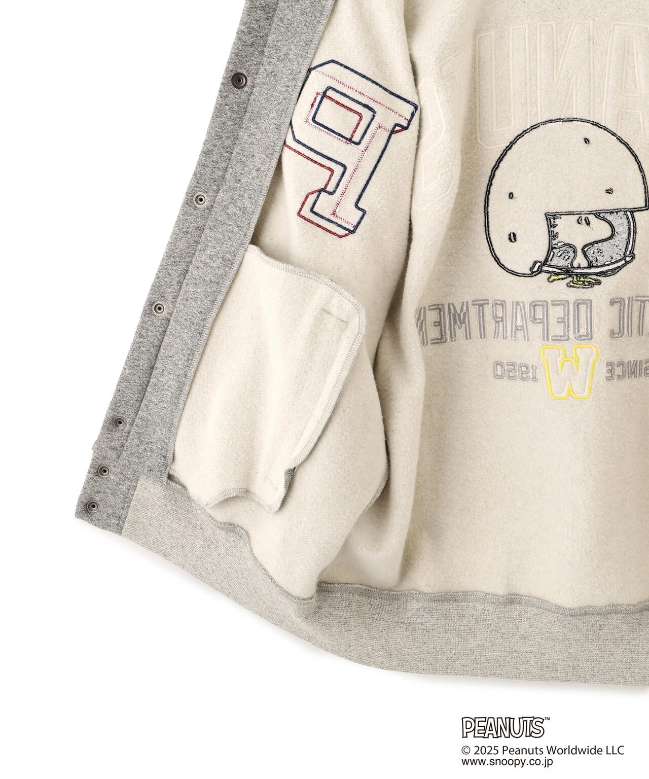 《AVIREX × PEANUTS》SWEAT CARDIGAN