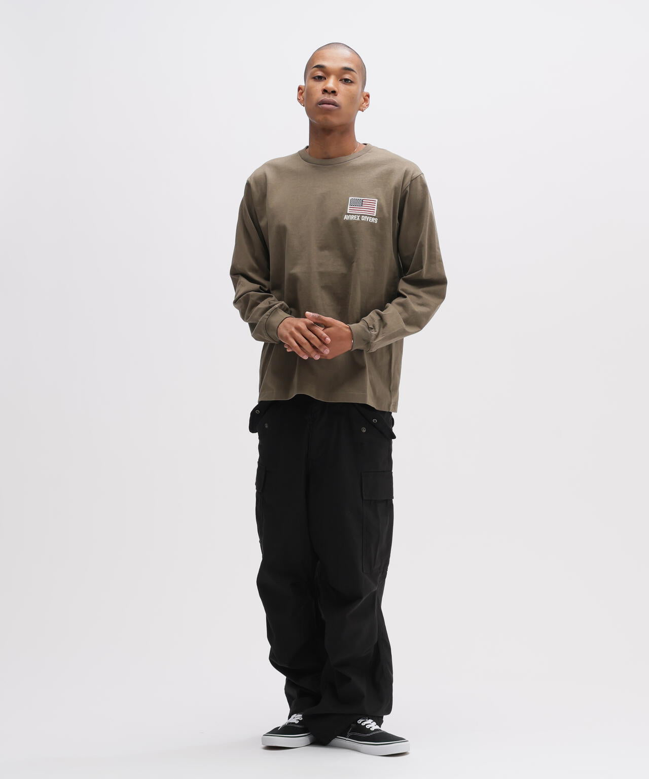 WEB&DEPOT限定》EMB L/S T-SHIRT NAVY SEALS | AVIREX（アヴィレックス