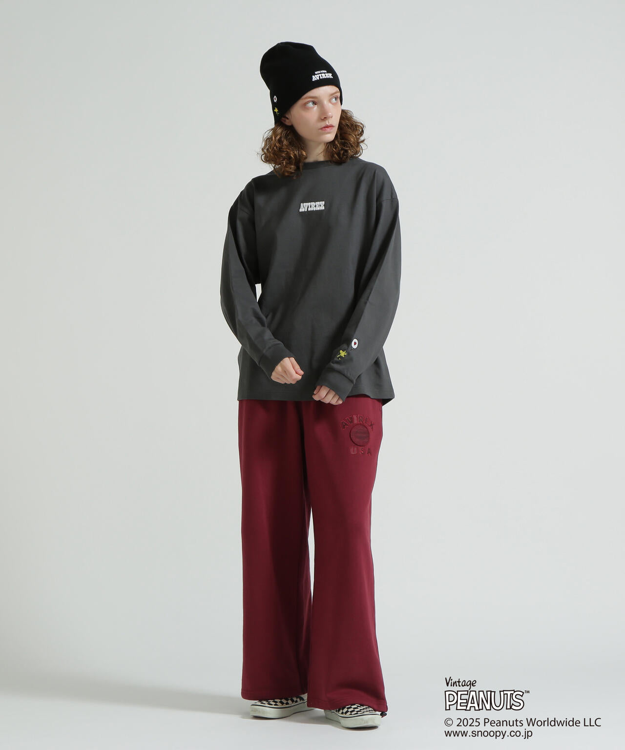 《AVIREX × PEANUTS》FLOKY LONGSLEEVE T-SHIRT / フロッキー 長袖Tシャツ / ピーナッツ / アヴ