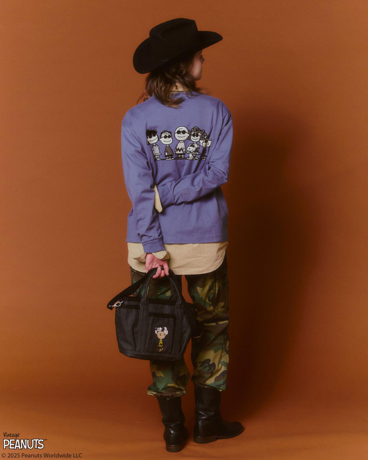 《AVIREX × PEANUTS》FLOKY LONGSLEEVE T-SHIRT / フロッキー 長袖Tシャツ / ピーナッツ / アヴ