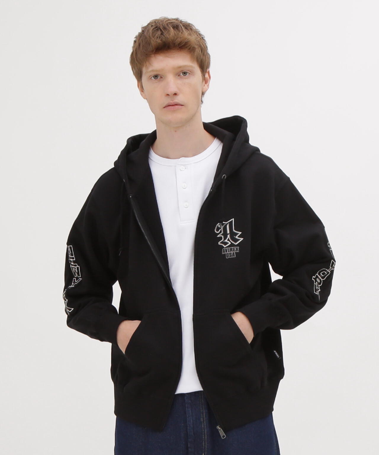 50th Anniversary》GRAPHIC ZIP UP PARKA | AVIREX