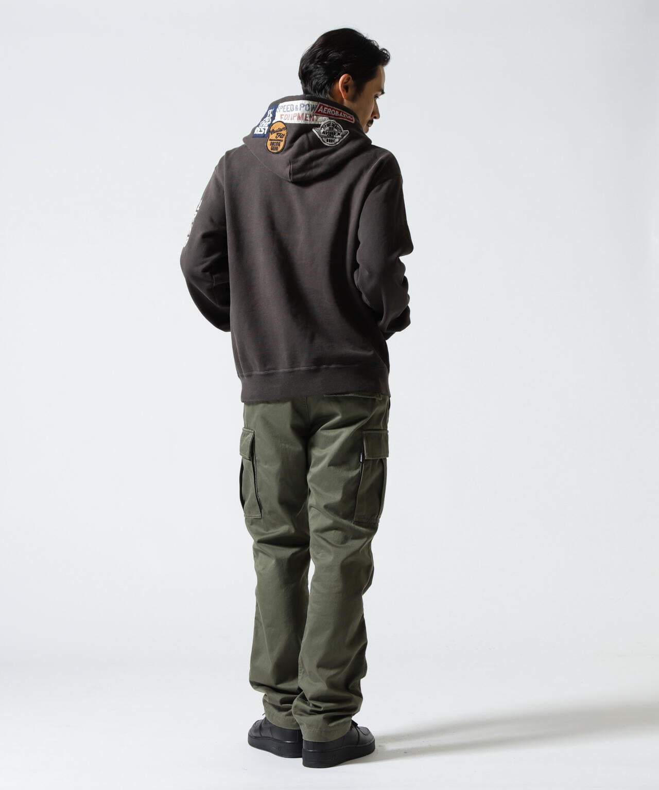 ◎アーバンリバー AR fromVP◎ A.A.R.C》PATCHED SWEAT HOODIE | AVIREX（アヴィレックス