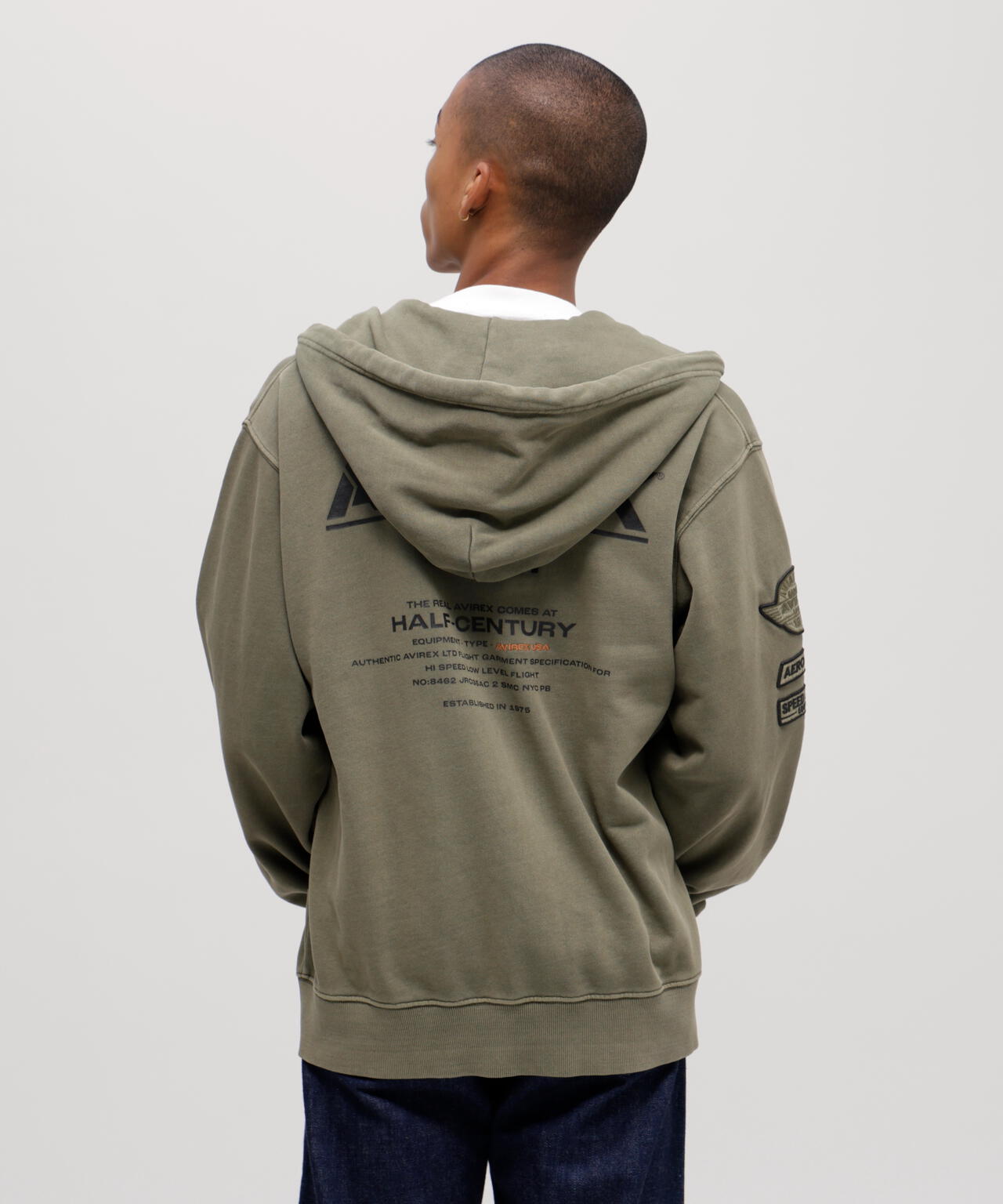 50th Anniversary》FADE WASH ZIP UP PARKA | AVIREX（アヴィレックス