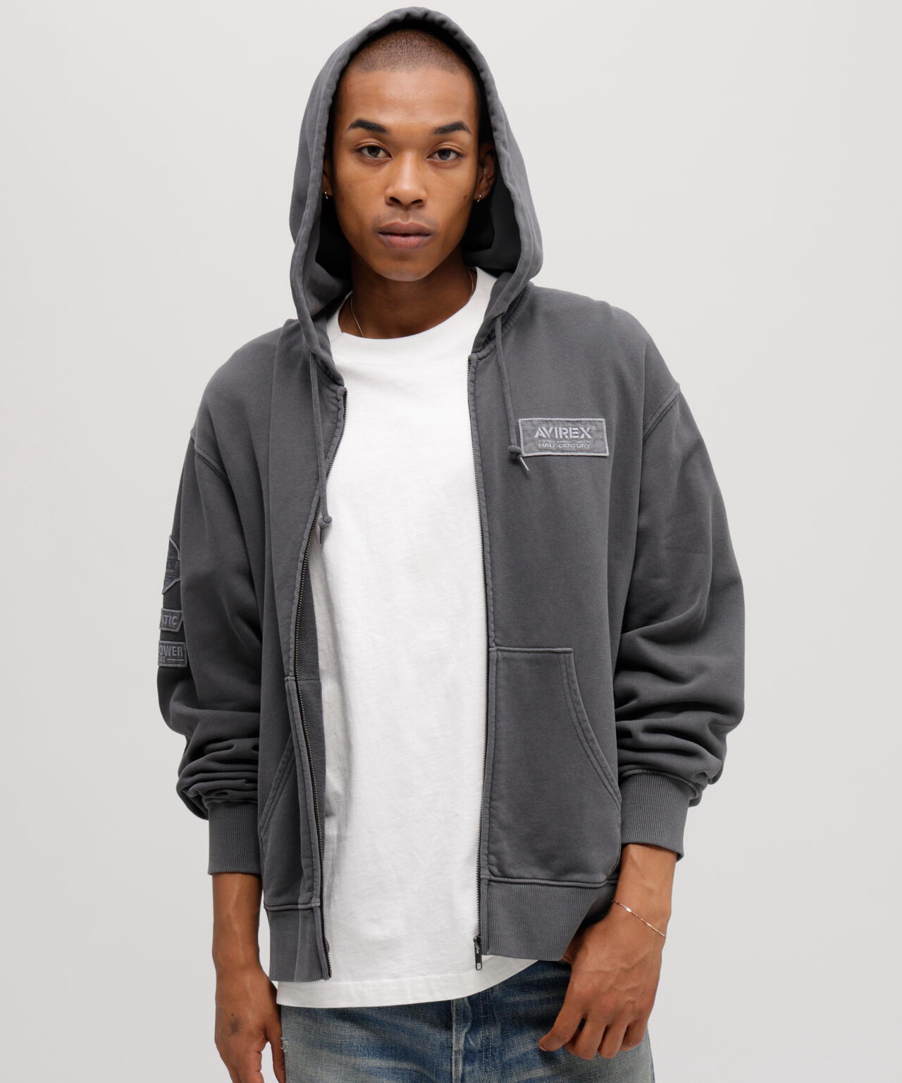 50th Anniversary》FADE WASH ZIP UP PARKA | AVIREX（アヴィレックス