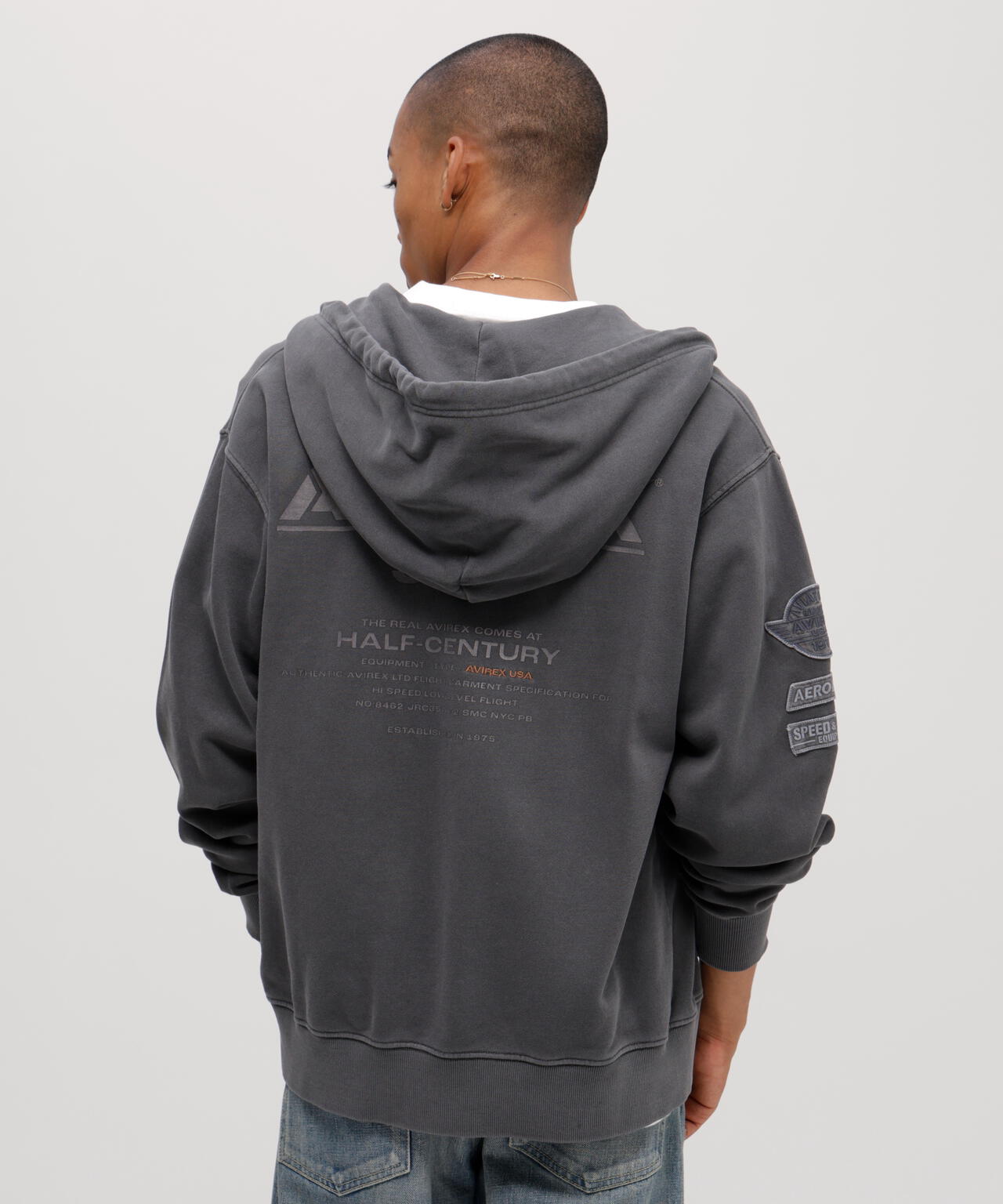 《50th Anniversary》FADE WASH ZIP UP PARKA