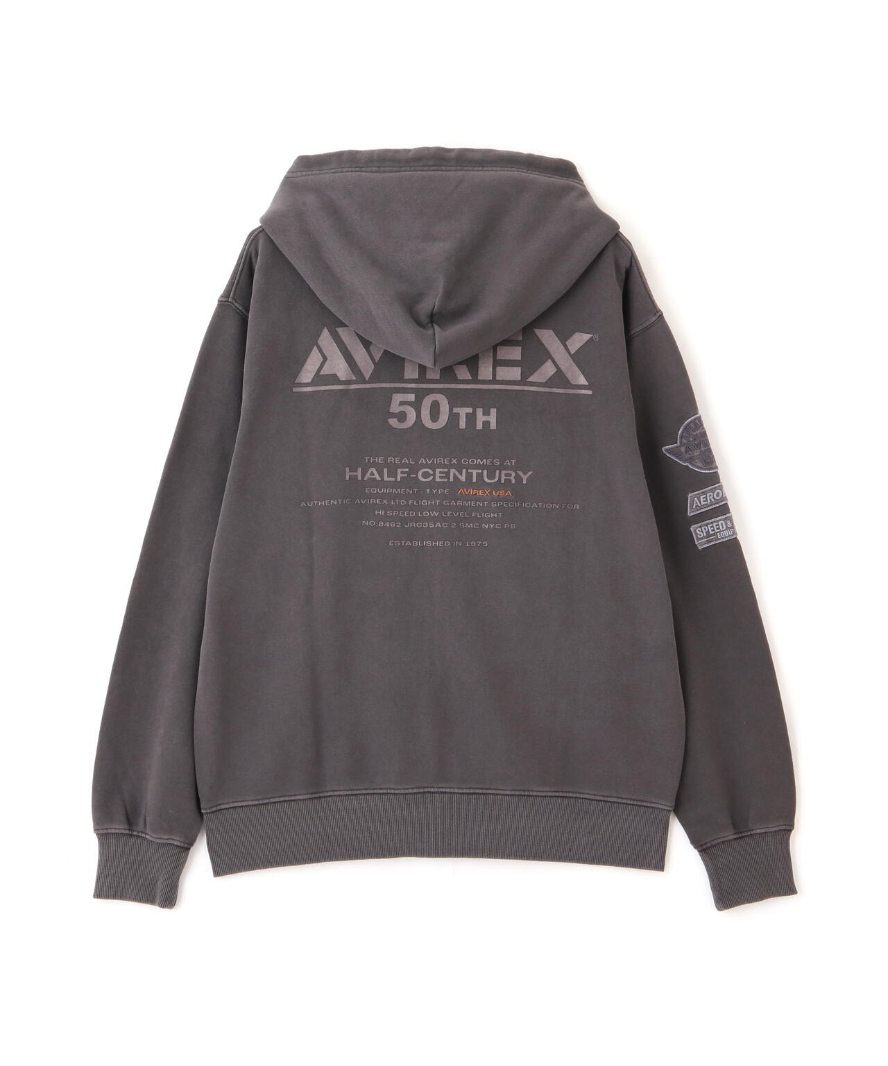 50th Anniversary》FADE WASH ZIP UP PARKA | AVIREX