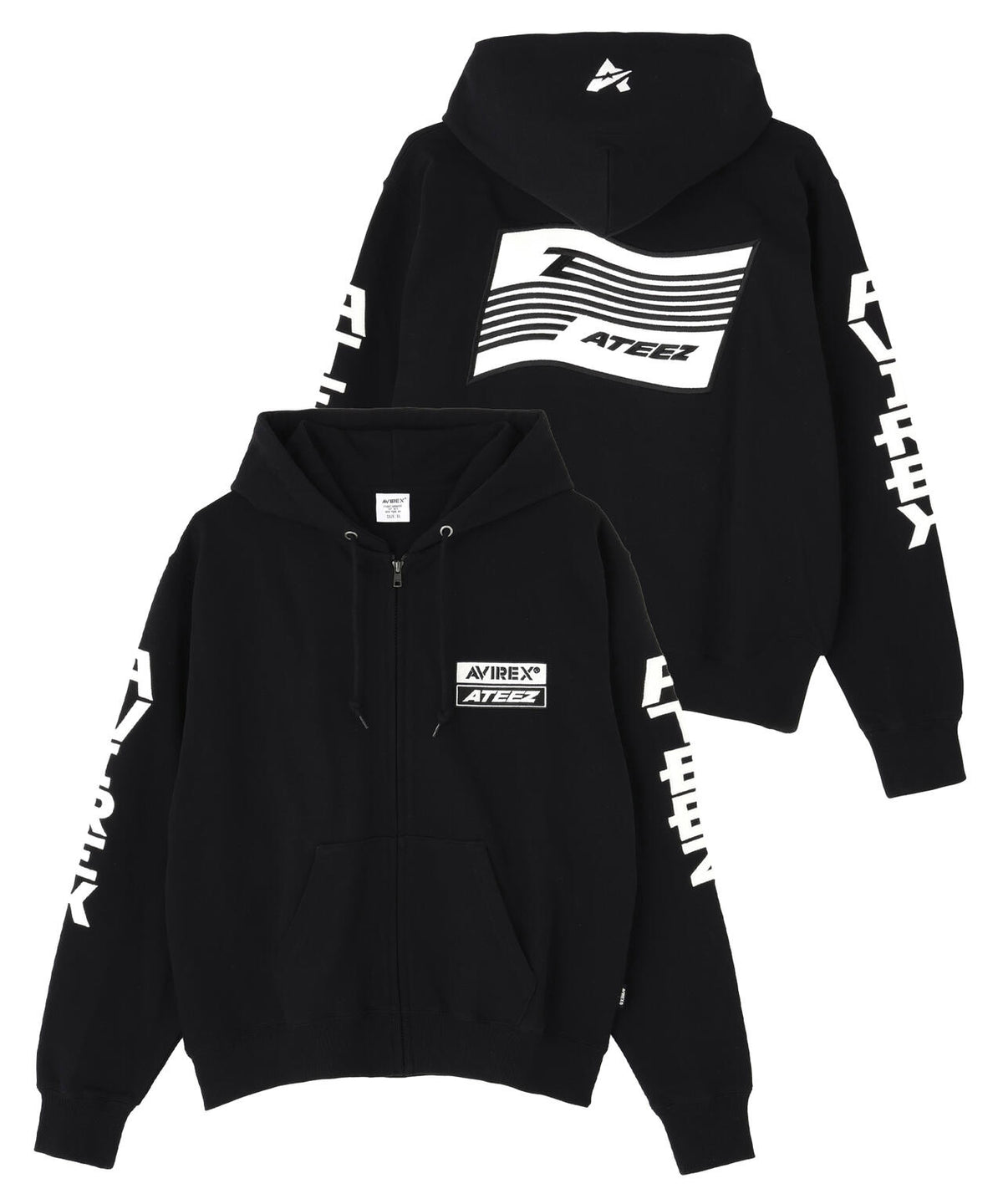 AVIREX × ATEEZ / SLEEVE LOGO PARKA | AVIREX（アヴィレックス 
