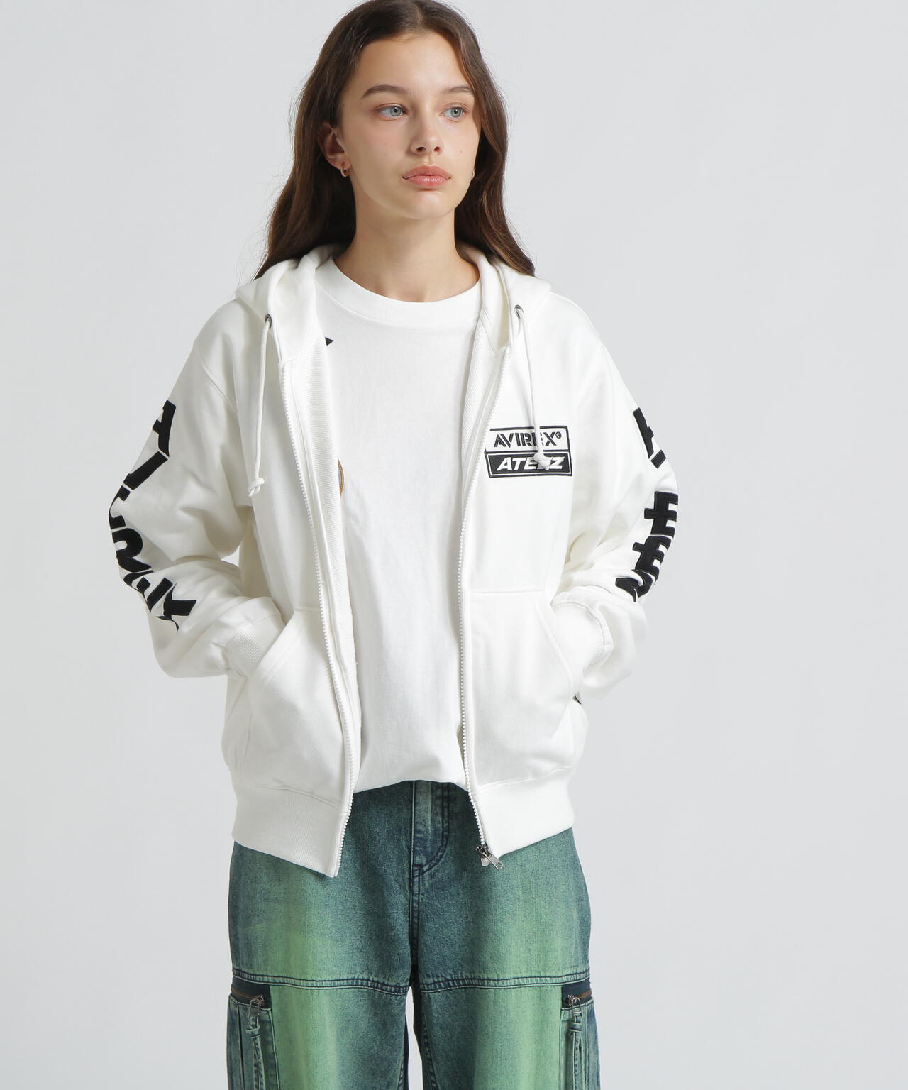 AVIREX × ATEEZ / SLEEVE LOGO PARKA