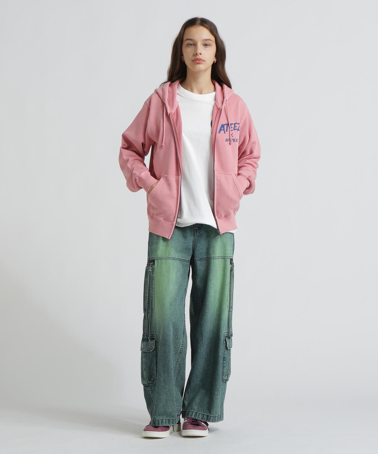 AVIREX × ATEEZ / FADE WASH PARKA ”ADVENTURE”