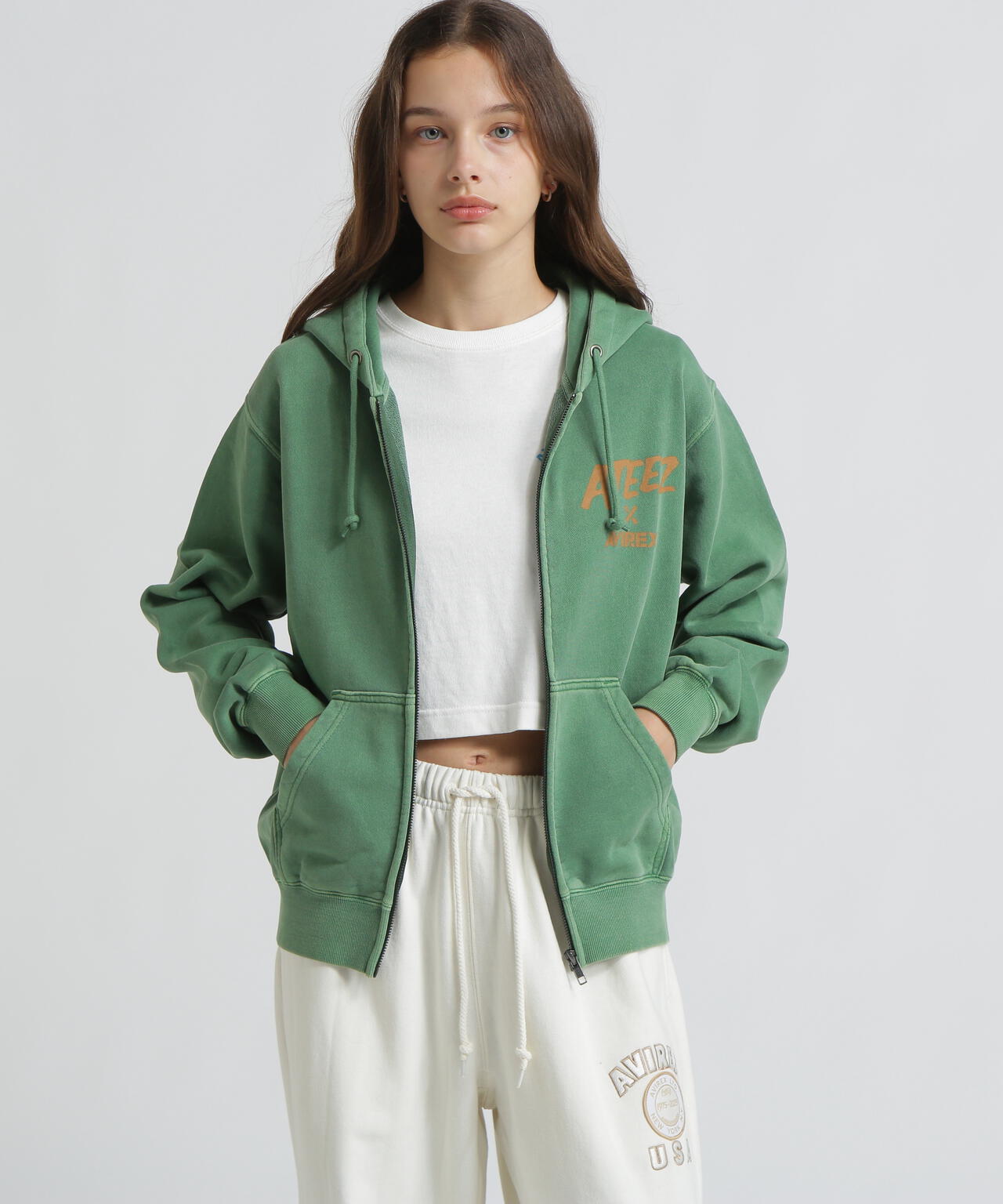 AVIREX × ATEEZ / FADE WASH PARKA ”ADVENTURE” | AVIREX