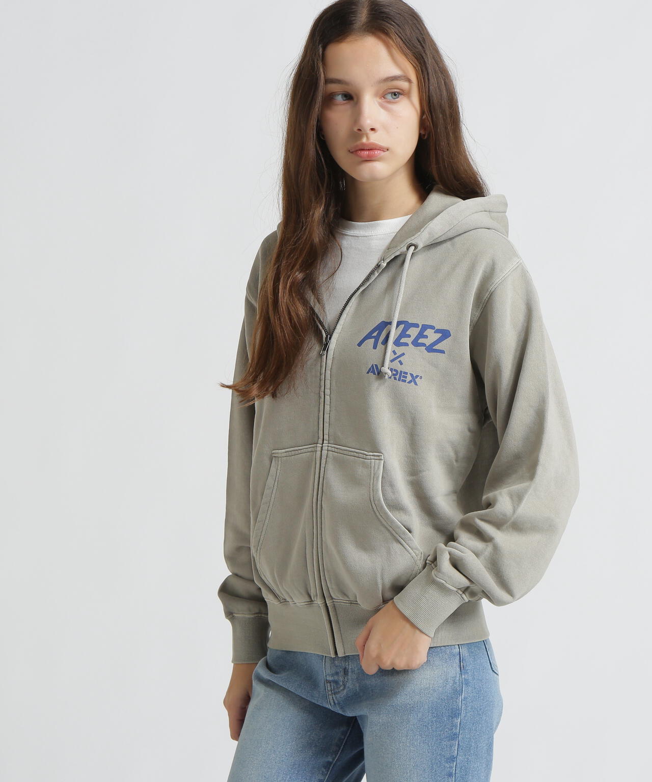 AVIREX × ATEEZ / FADE WASH PARKA ”ADVENTURE”