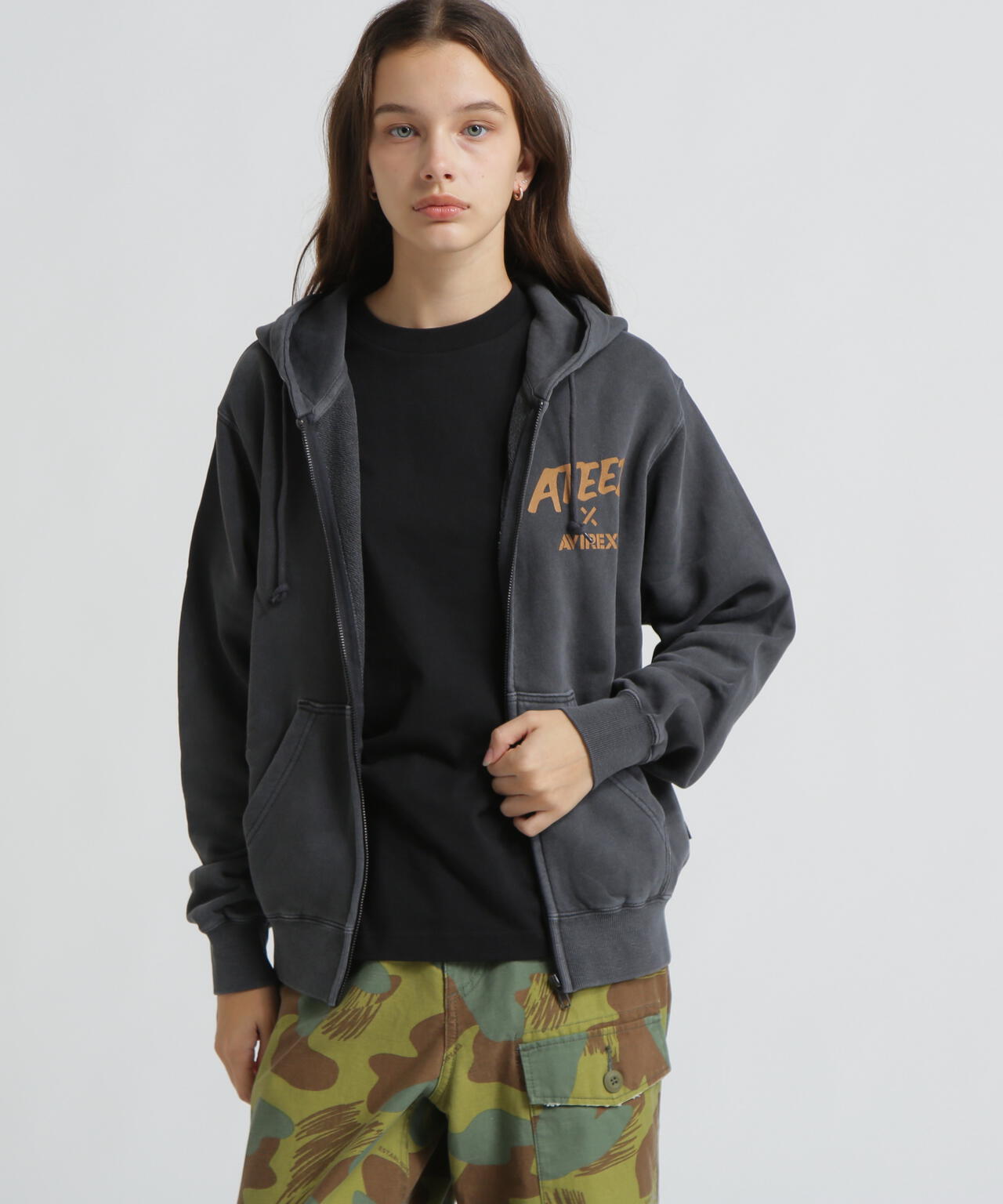 AVIREX × ATEEZ / FADE WASH PARKA ”ADVENTURE”