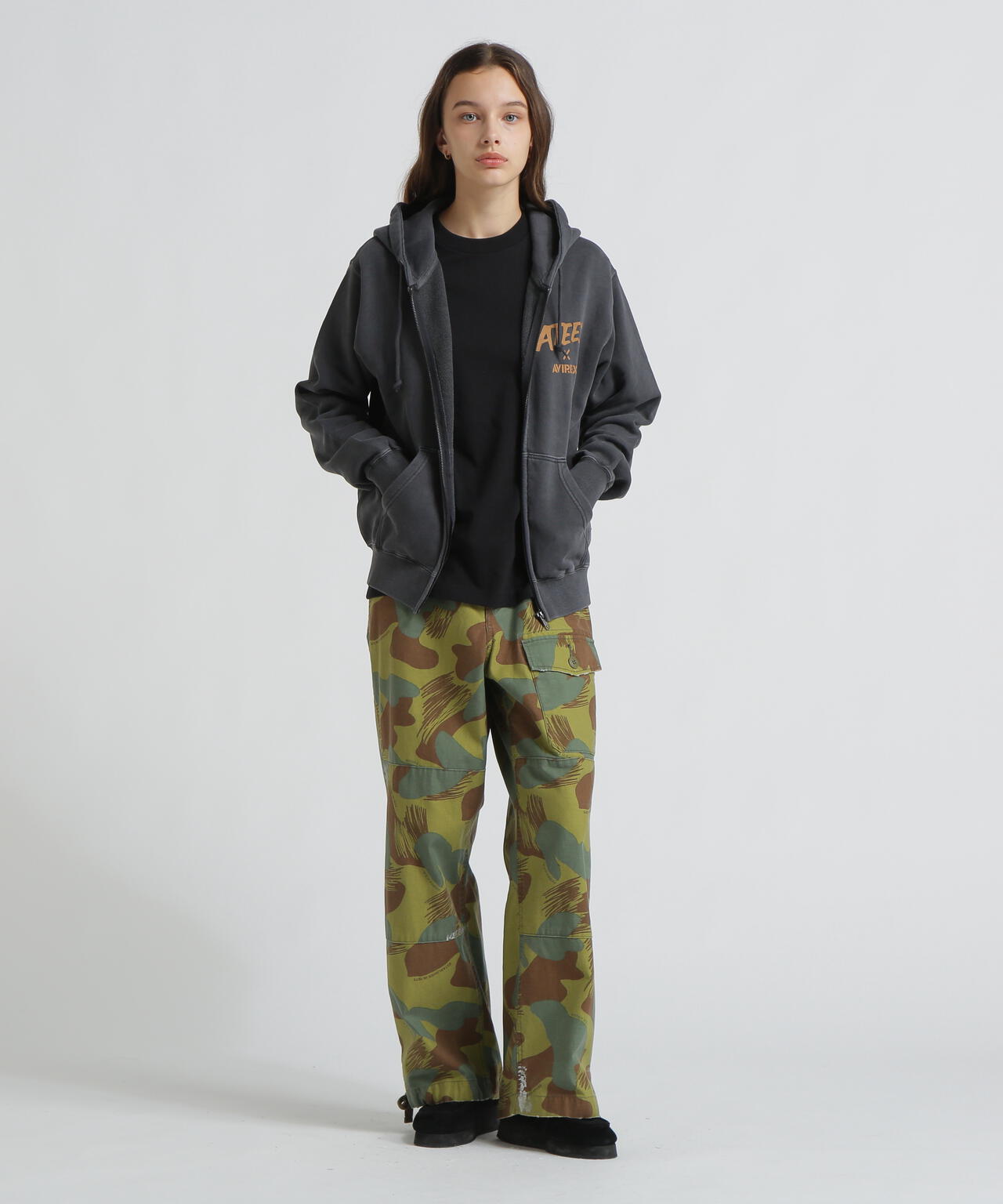 AVIREX × ATEEZ / FADE WASH PARKA ”ADVENTURE” | AVIREX