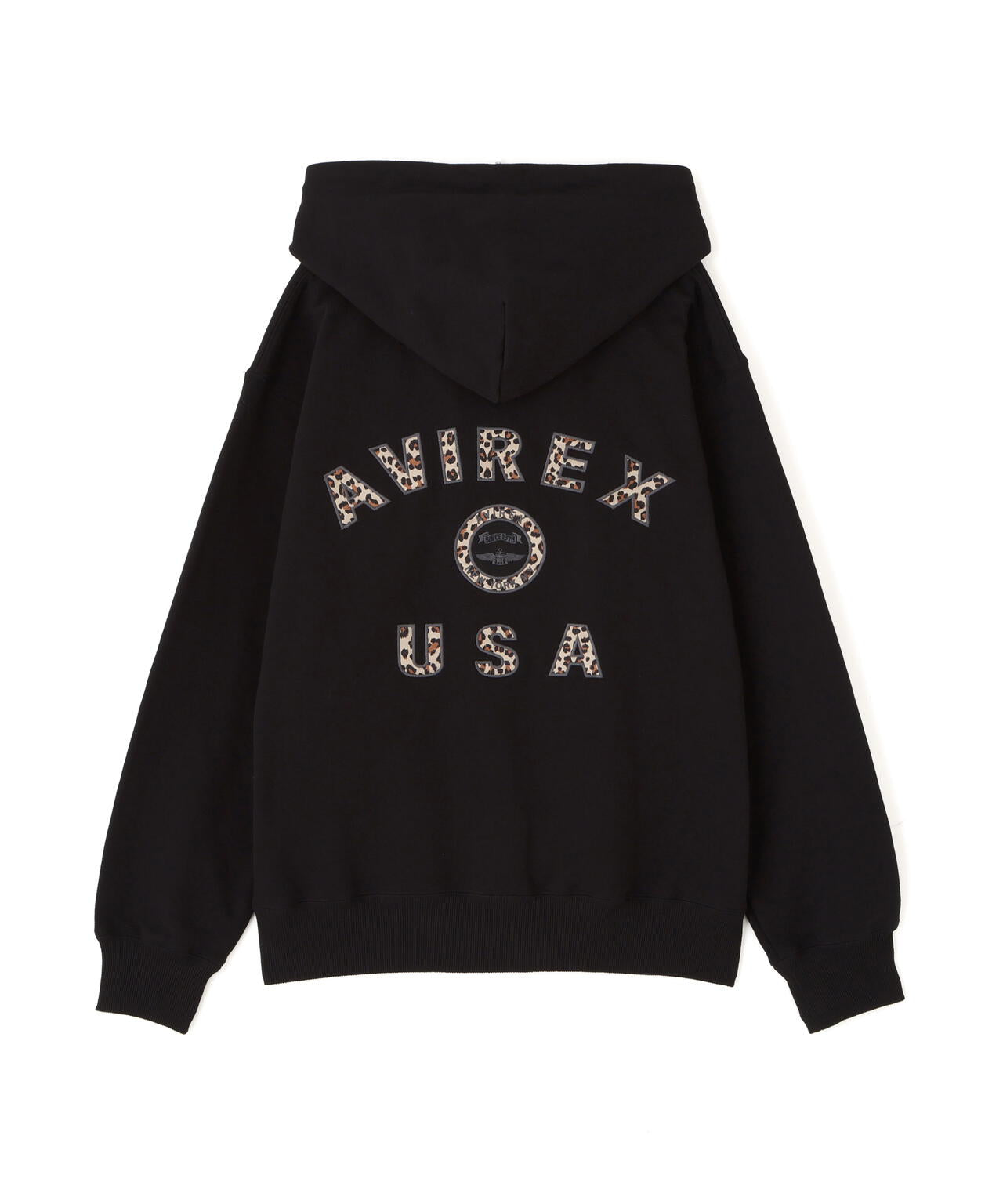 取扱店限定アイテム》LEOPARD VARSITY LOGO PARKA | AVIREX