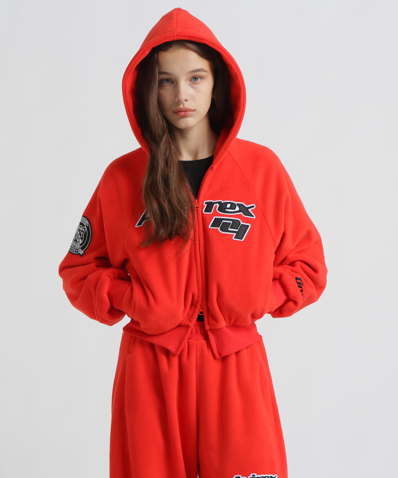 《AVIREX×MOUSSY》FLEECE HOODIE