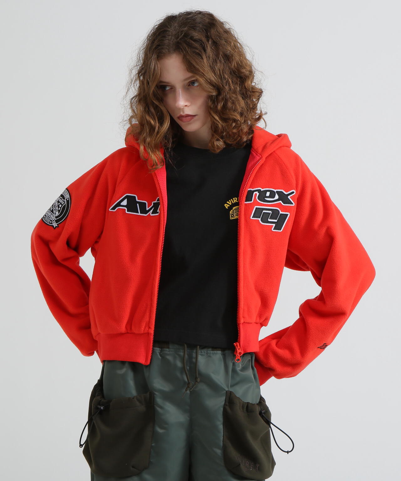 AVIREX×MOUSSY》FLEECE HOODIE | AVIREX（アヴィレックス） ｜【公式