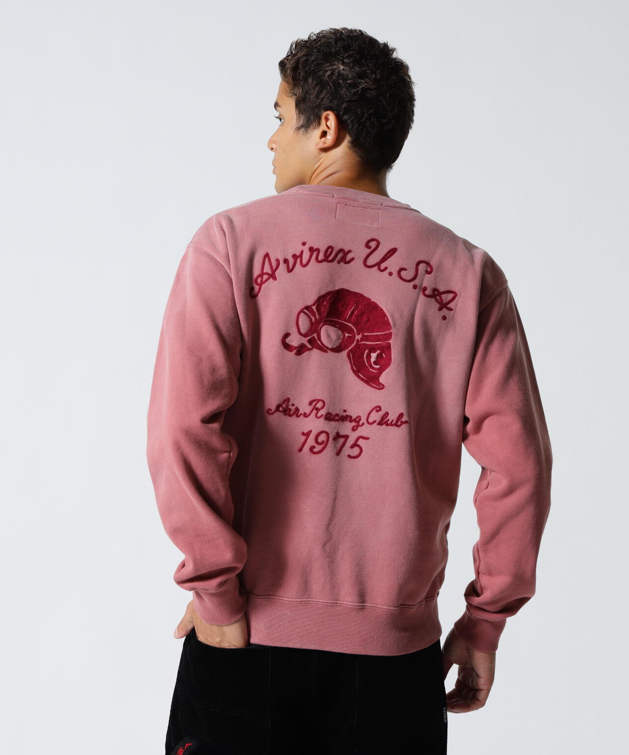 A.A.R.C》EMB CREWNECK SWEAT | AVIREX（アヴィレックス） ｜【公式