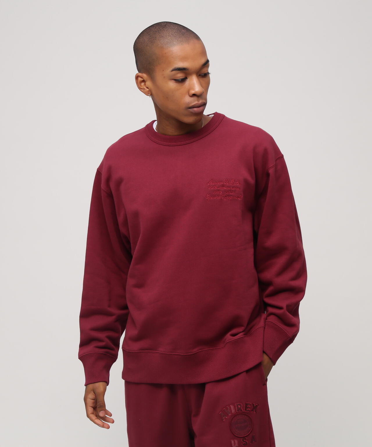 AVIREX 50th VARSITY CREWNECK SWEAT | AVIREX（アヴィレックス