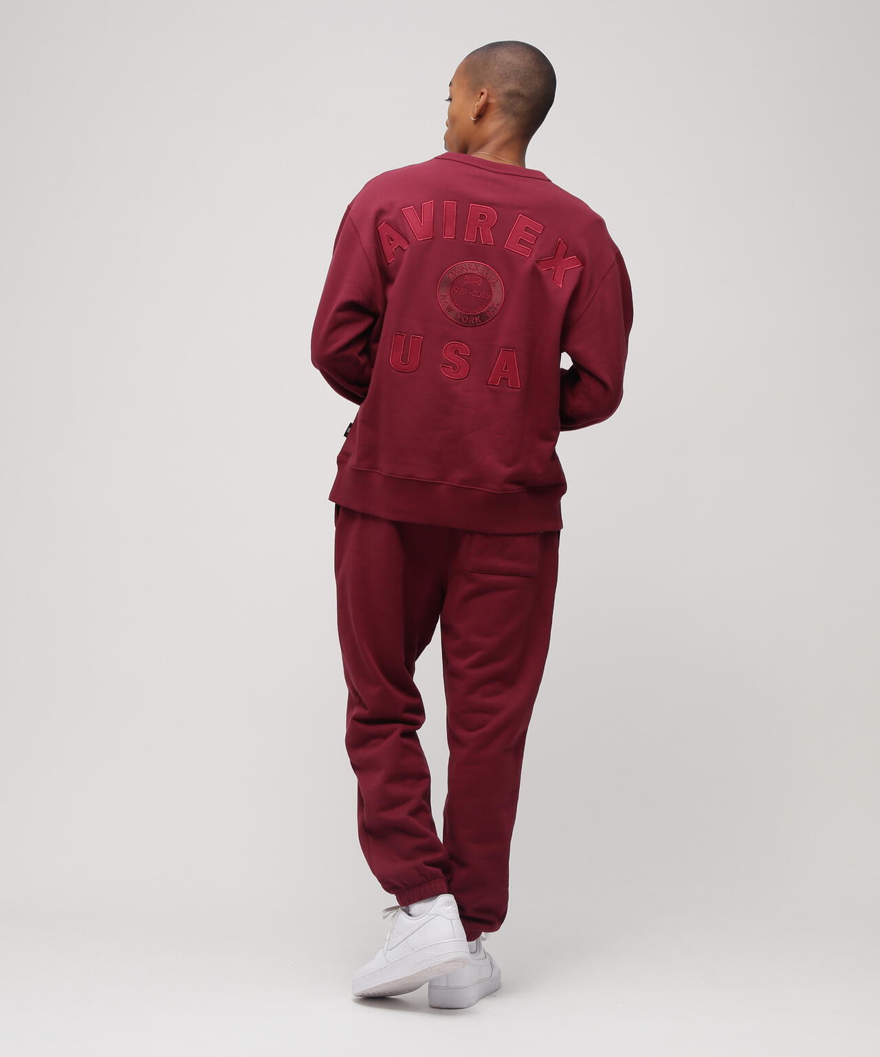 AVIREX 50th VARSITY CREWNECK SWEAT