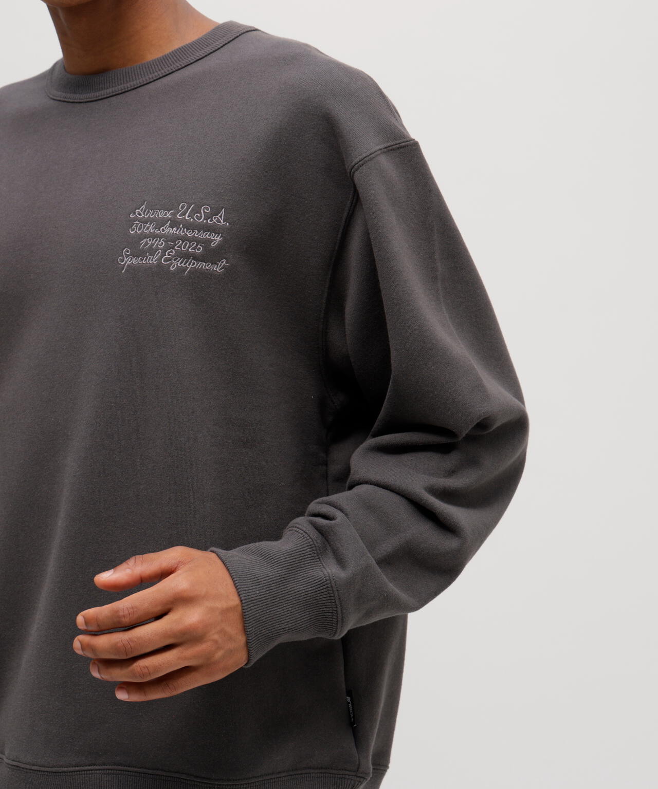 AVIREX 50th VARSITY CREWNECK SWEAT