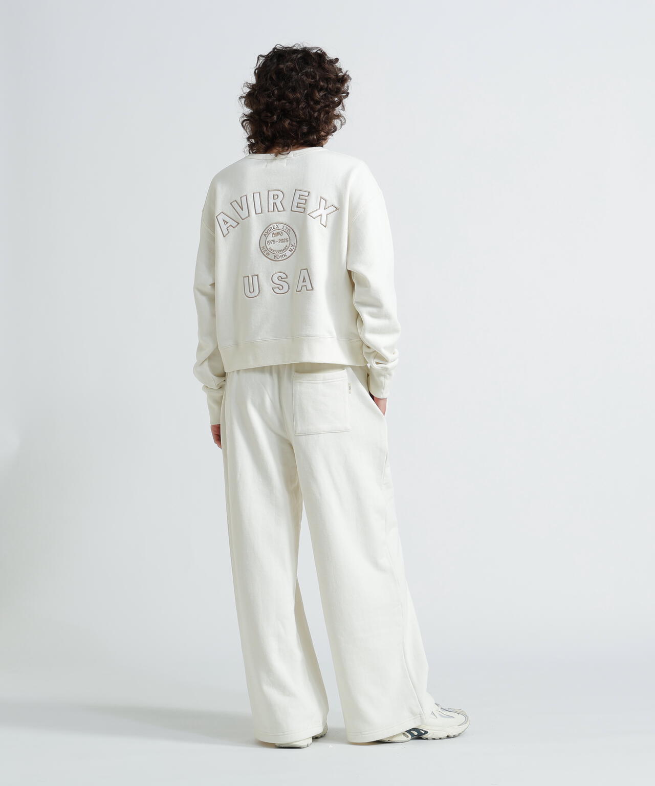 WOMAN》AVIREX 50th VARSITY CREW SWAET/バーシティークルーネック