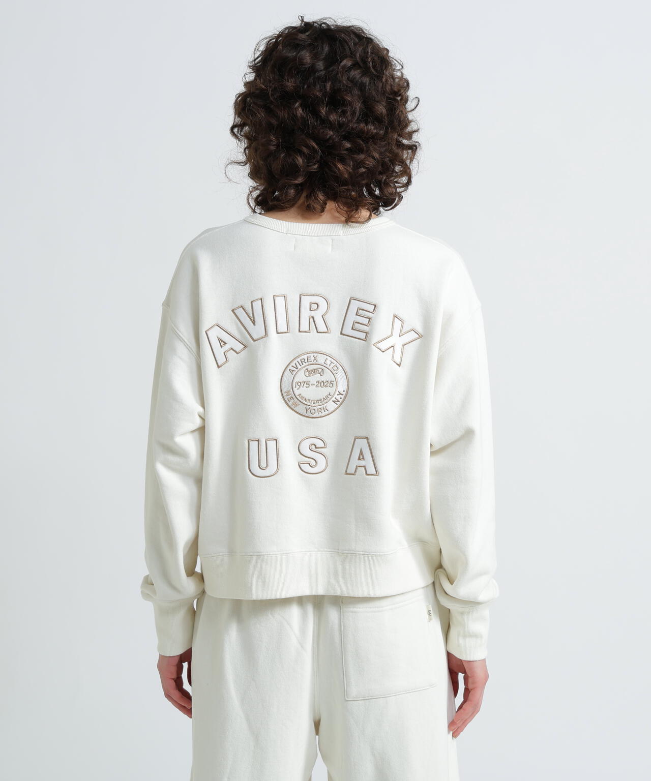WOMAN》AVIREX 50th VARSITY CREW SWAET/バーシティークルー
