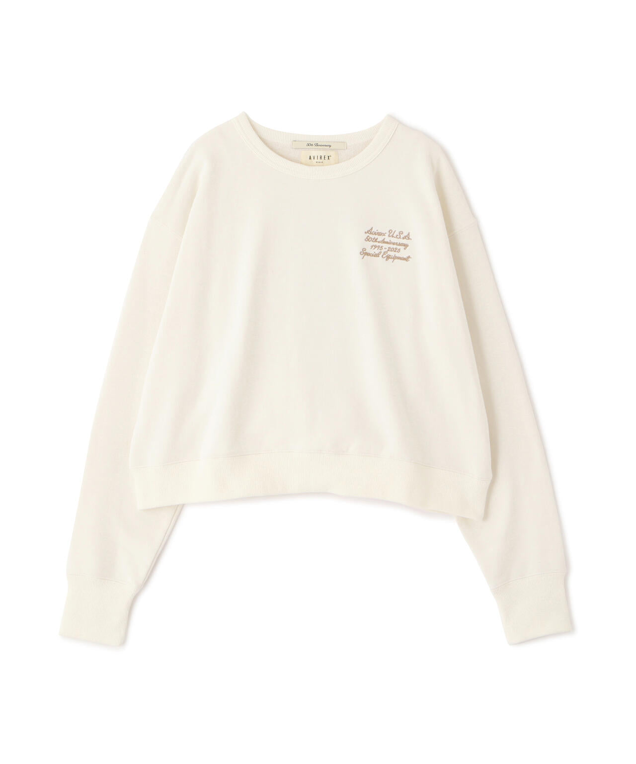 WOMAN》AVIREX 50th VARSITY CREW SWAET/バーシティークルーネック
