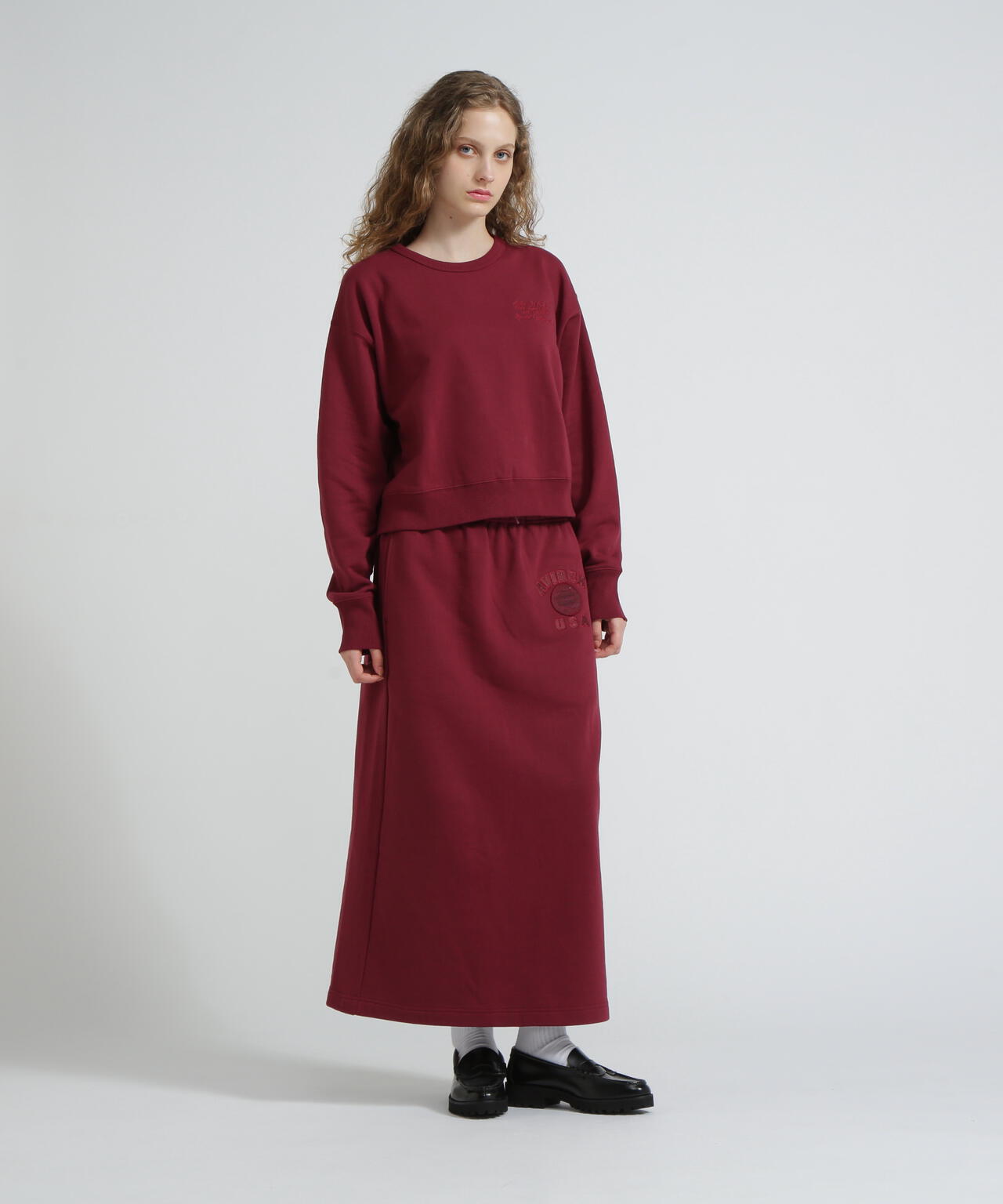 《WOMAN》AVIREX 50th VARSITY CREW SWAET/バーシティークルーネックスウェット