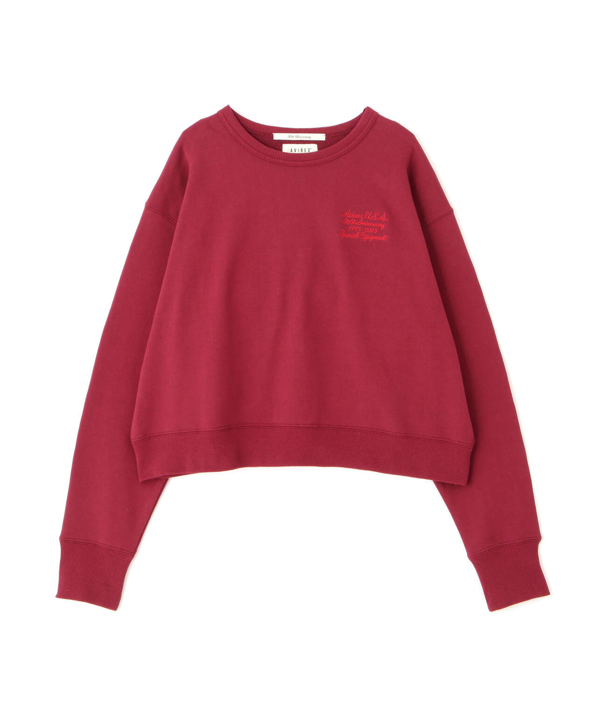 WOMAN》AVIREX 50th VARSITY CREW SWAET/バーシティークルーネック 