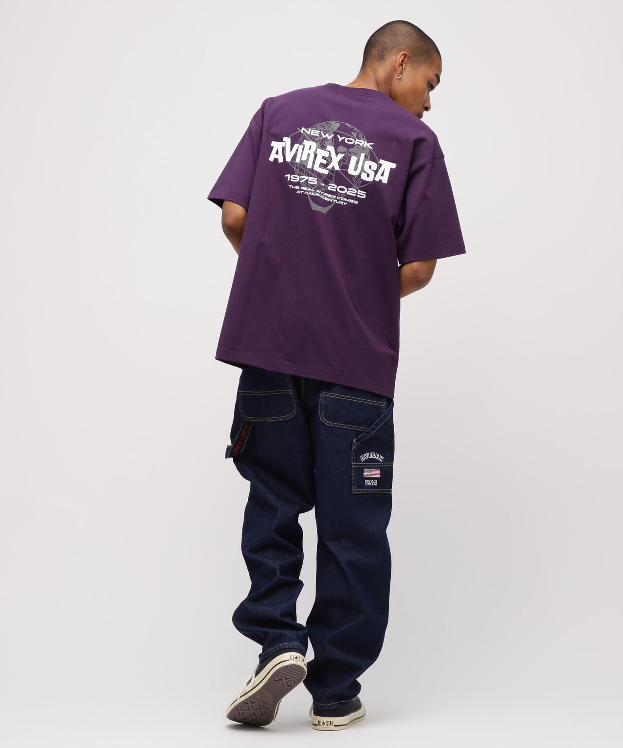 AVIREX USA T-SHIRT / ロゴ 半袖Tシャツ / AVIREX