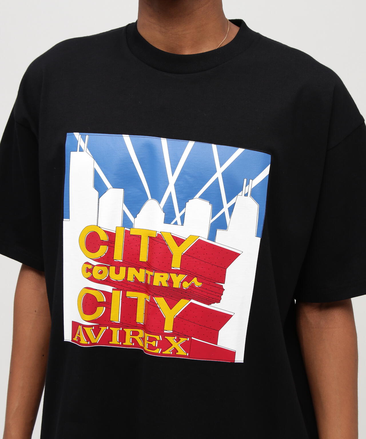 《AVIREX × CITY COUNTRY CITY》SIGNATURE T-SHIRT