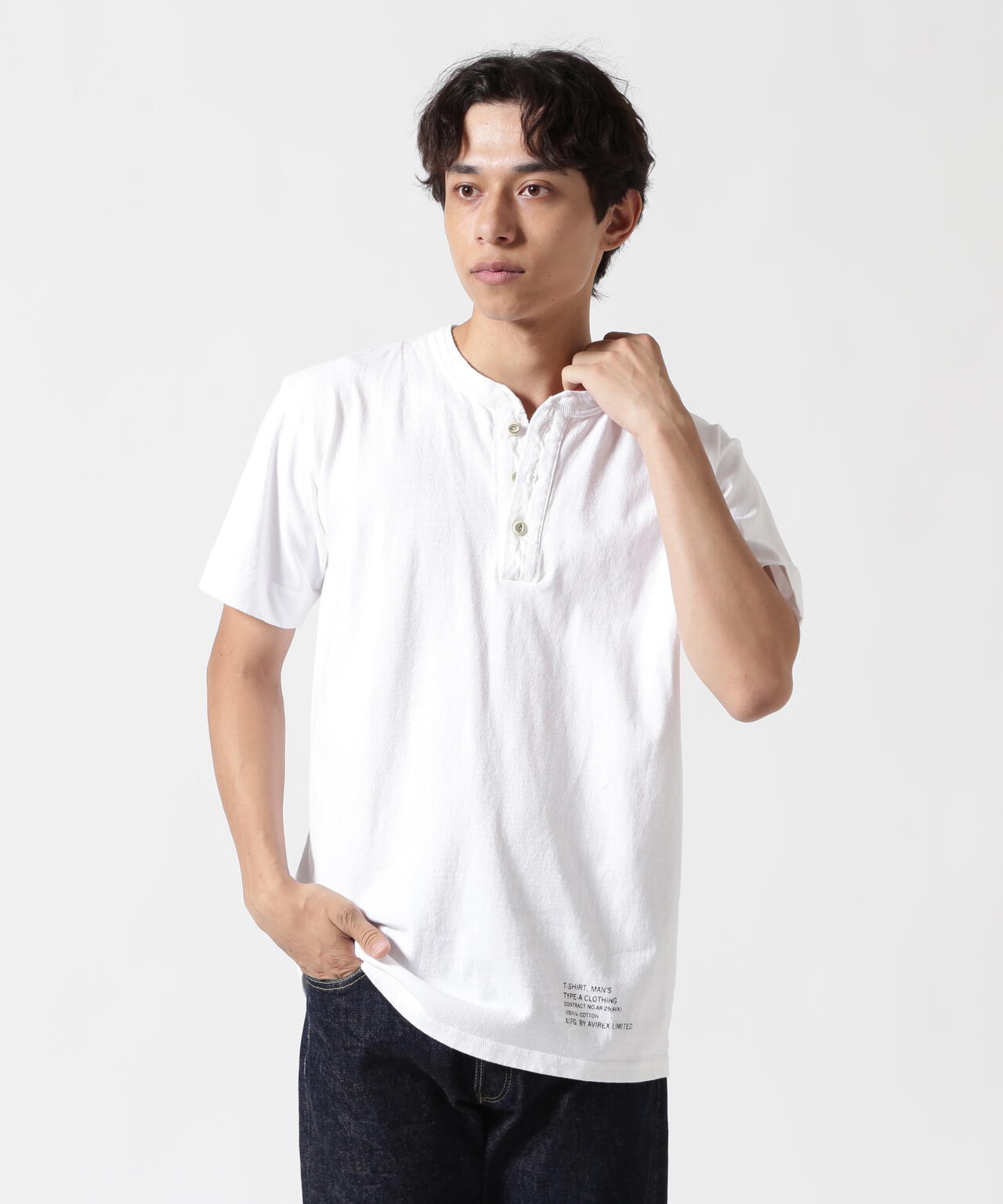 《直営店限定》HENRY NECK UNDER T-SHIRT
