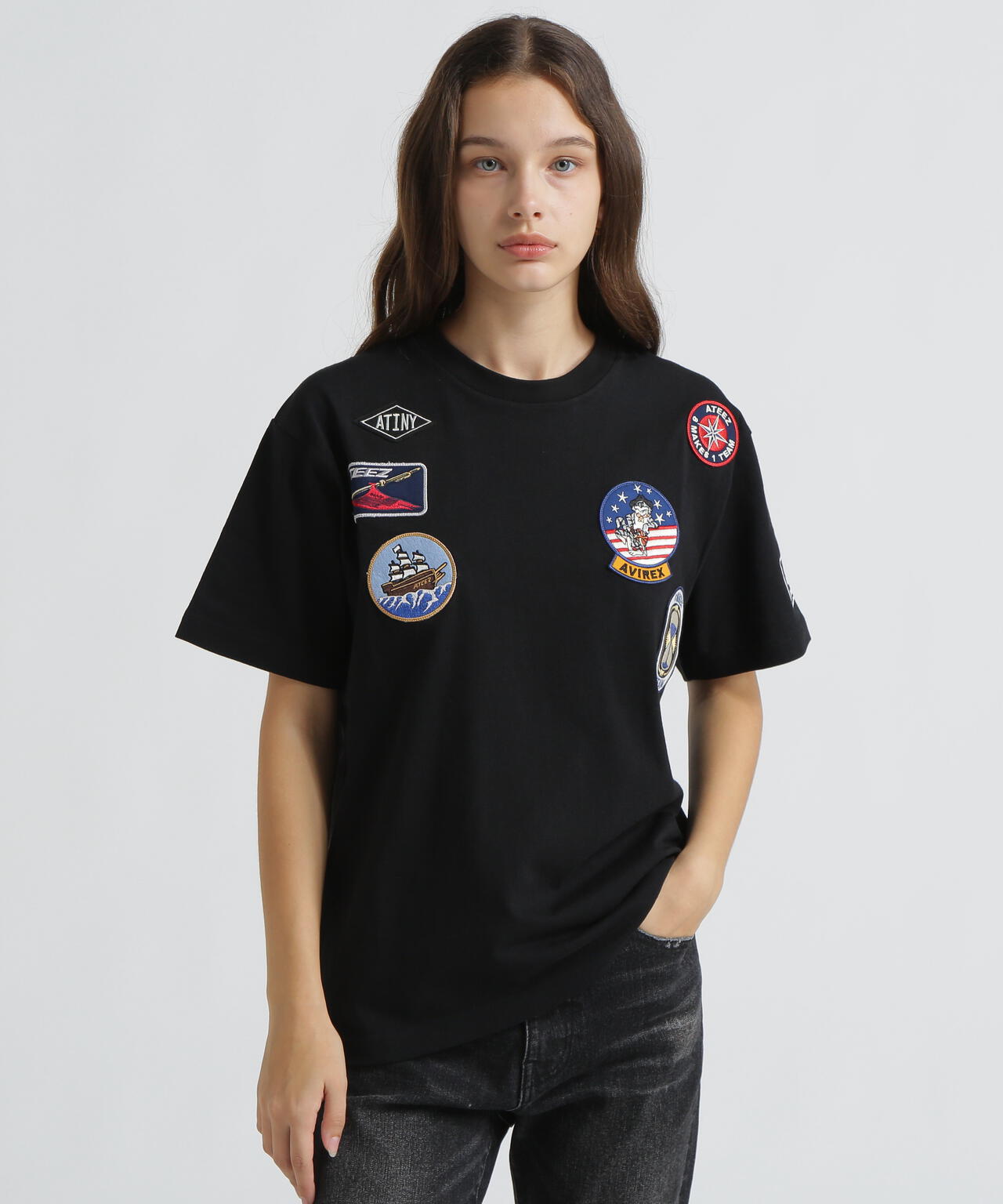 AVIREX × ATEEZ / WAPPEN T-SHIRT ”ATINY”