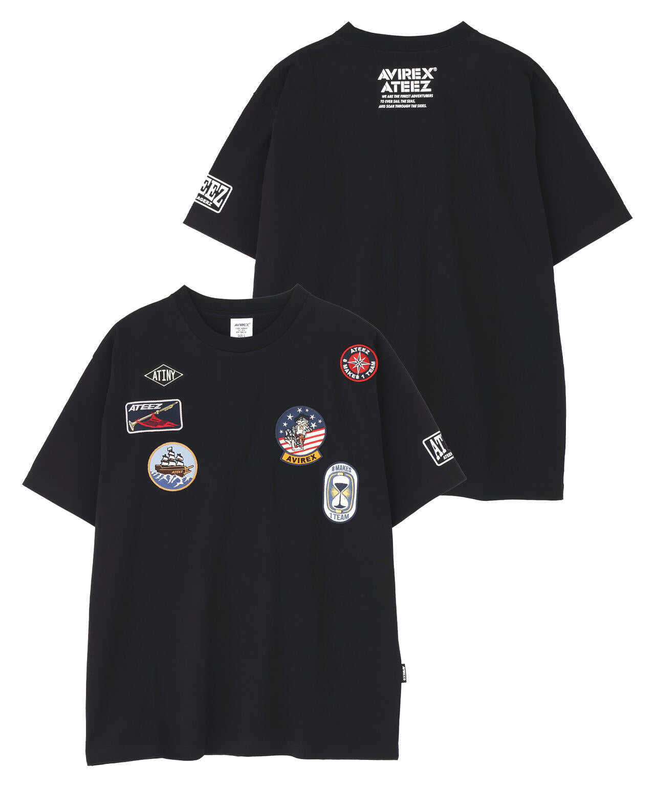 AVIREX × ATEEZ / WAPPEN T-SHIRT ”ATINY”