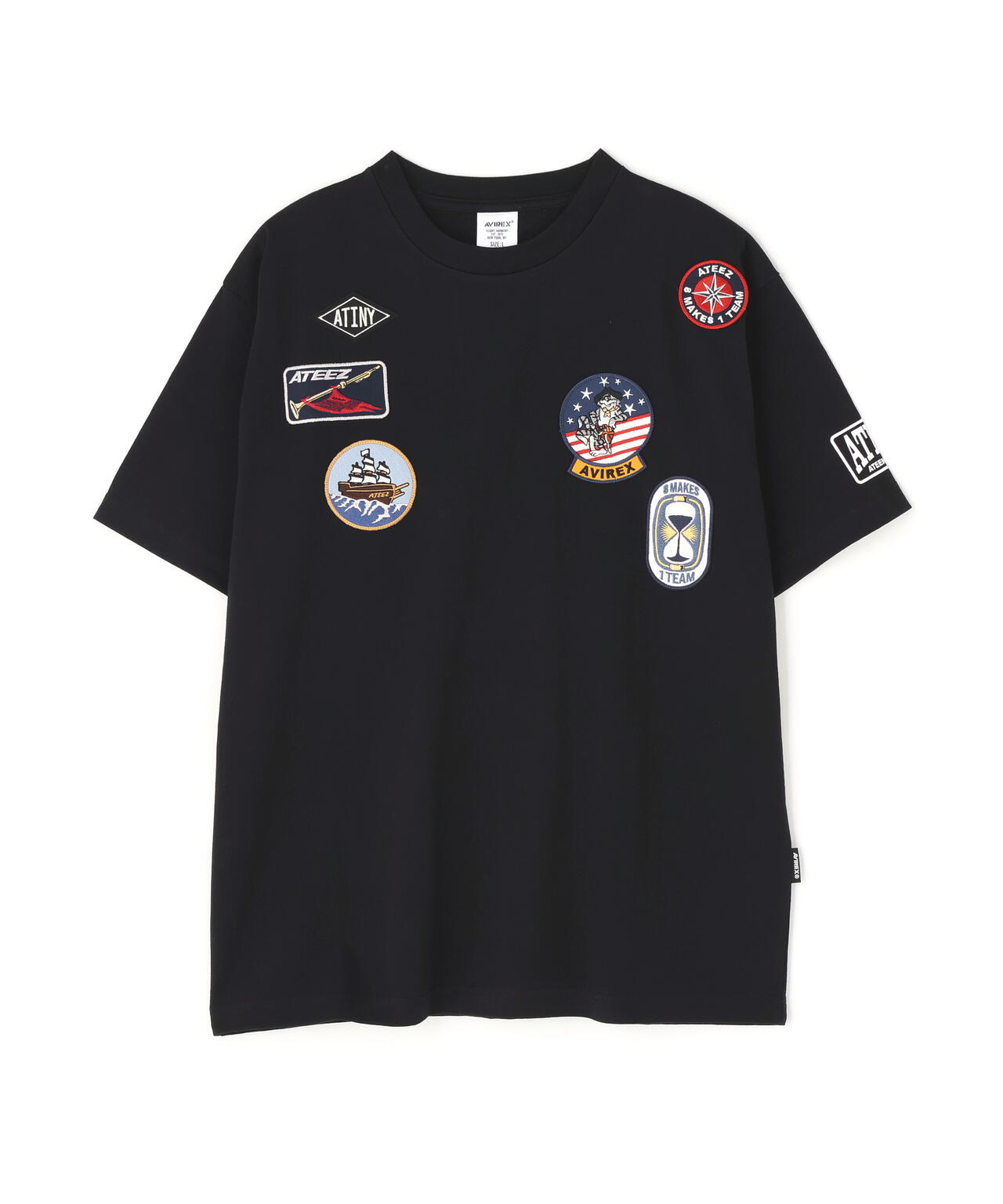 AVIREX × ATEEZ / WAPPEN T-SHIRT ”ATINY”