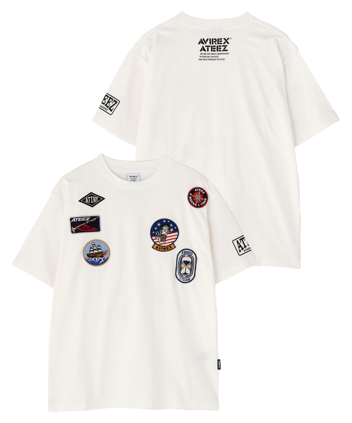 AVIREX × ATEEZ / WAPPEN T-SHIRT ”ATINY” | AVIREX（アヴィレックス 