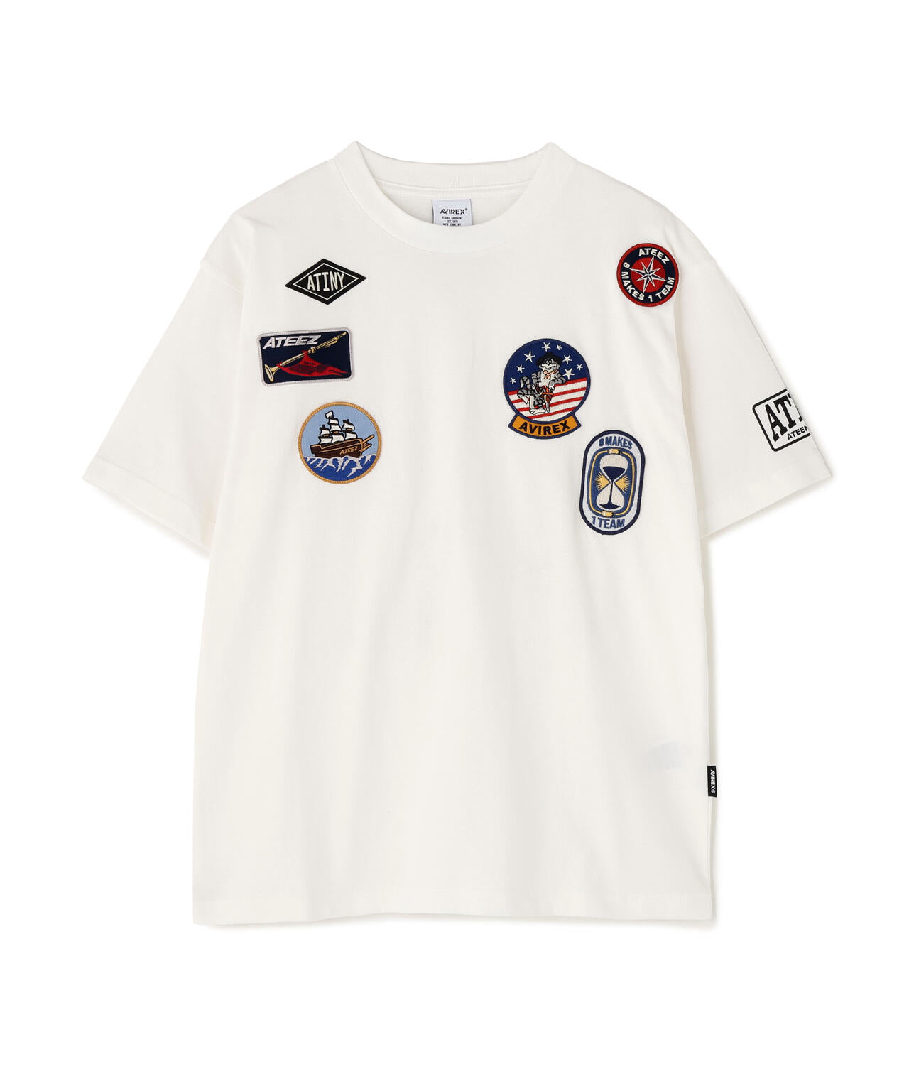 AVIREX × ATEEZ / WAPPEN T-SHIRT ”ATINY”