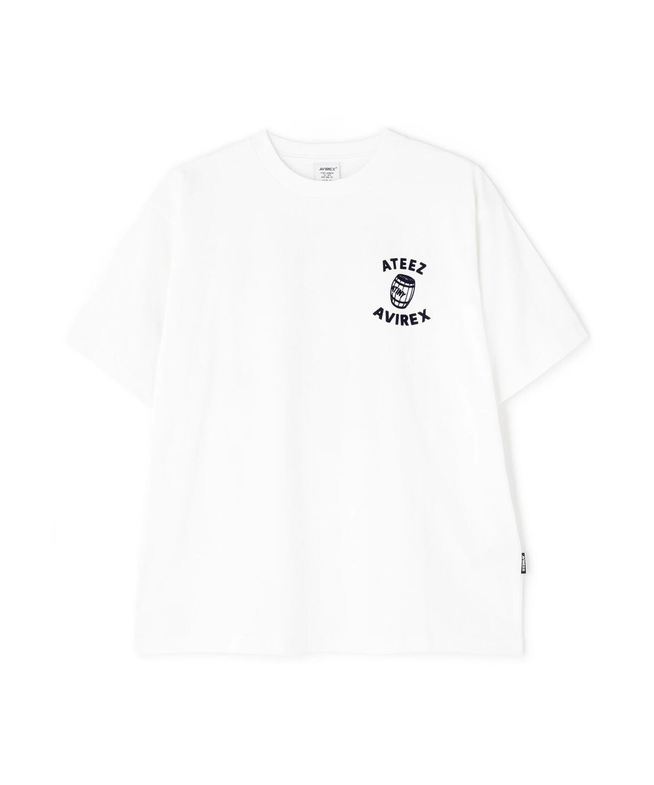 AVIREX × ATEEZ / FLOCKY PRINT T-SHIRT ”TOMCAT”
