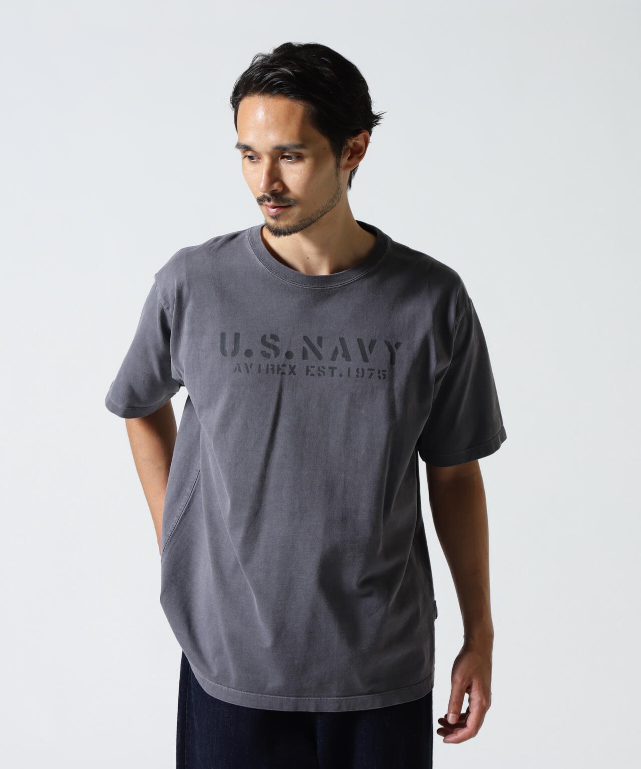 直営店限定》FADE WASH TOP GUN T-SHIRT | AVIREX（アヴィレックス