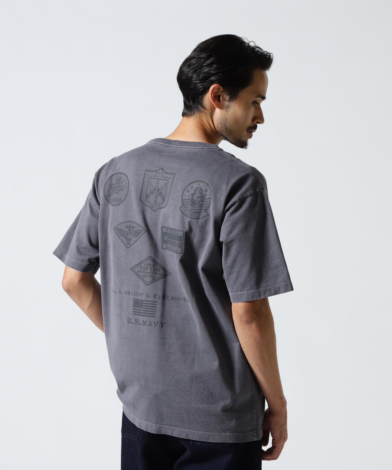 《直営店限定》FADE WASH TOP GUN T-SHIRT