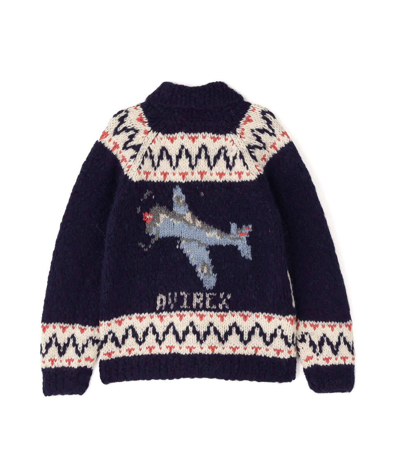 HAND MADE ALPACA COWCHIN ”ICON OF FLYINGS” | AVIREX