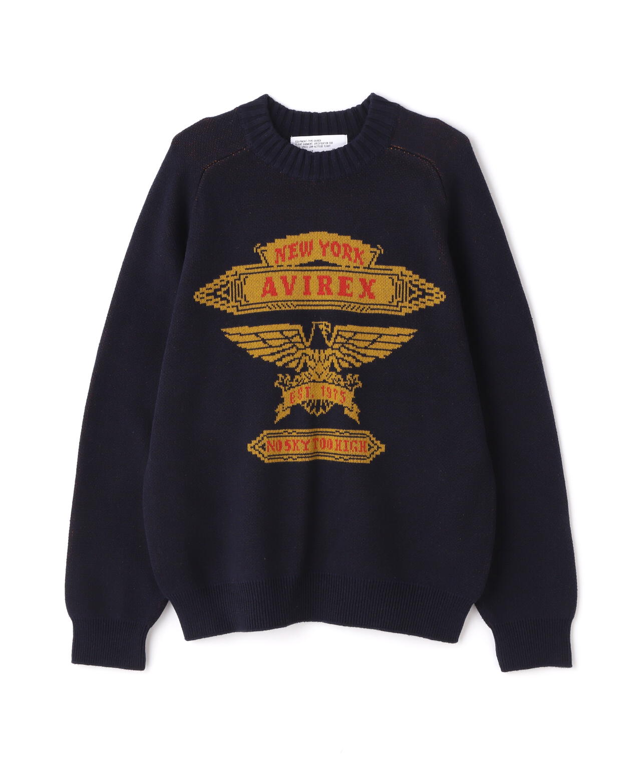 FREEDOM SLEEVE COTTON KNIT EAGLES