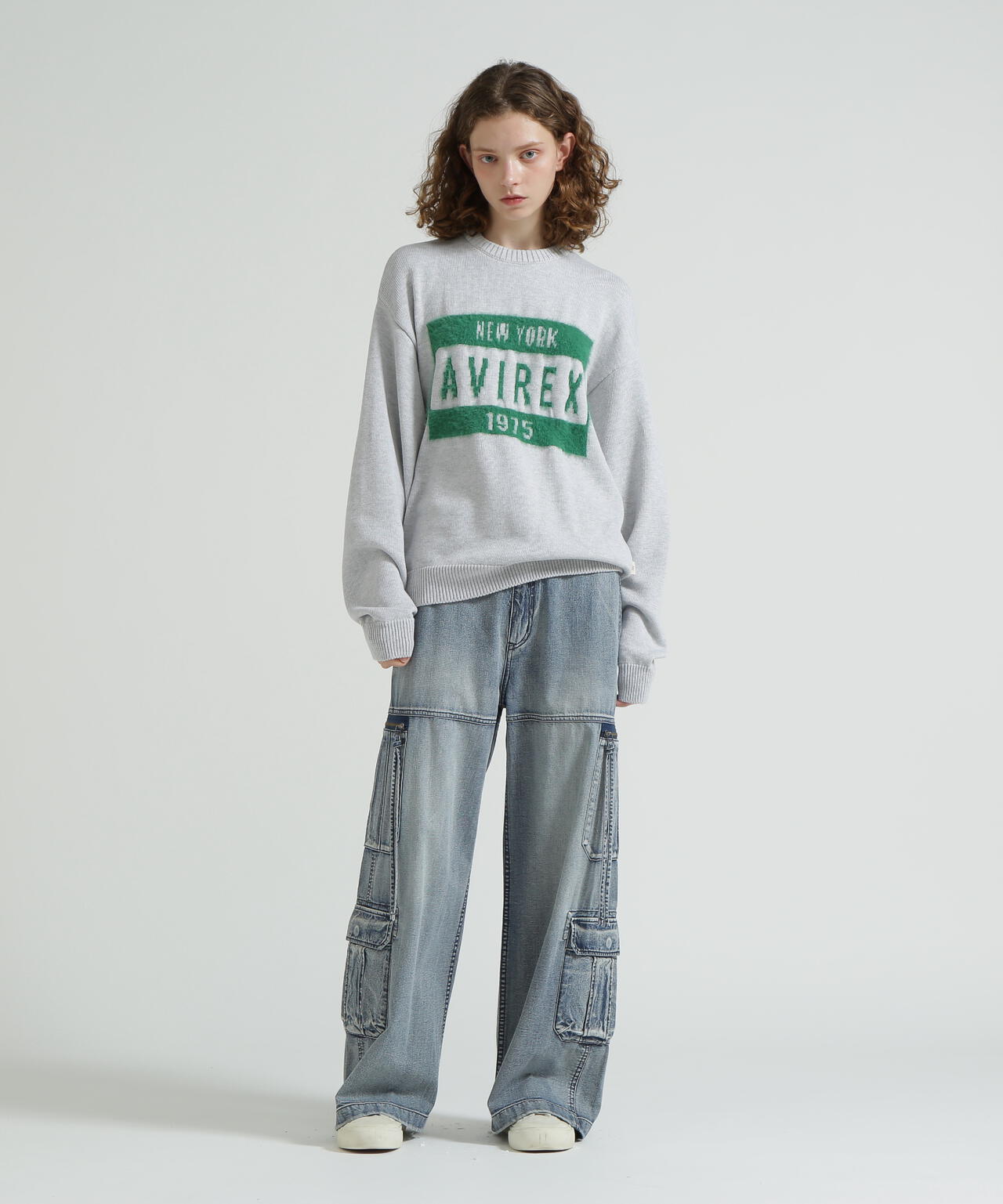 直営店限定》LOGO SHAGGY TOPS/ロゴシャギートップス | AVIREX