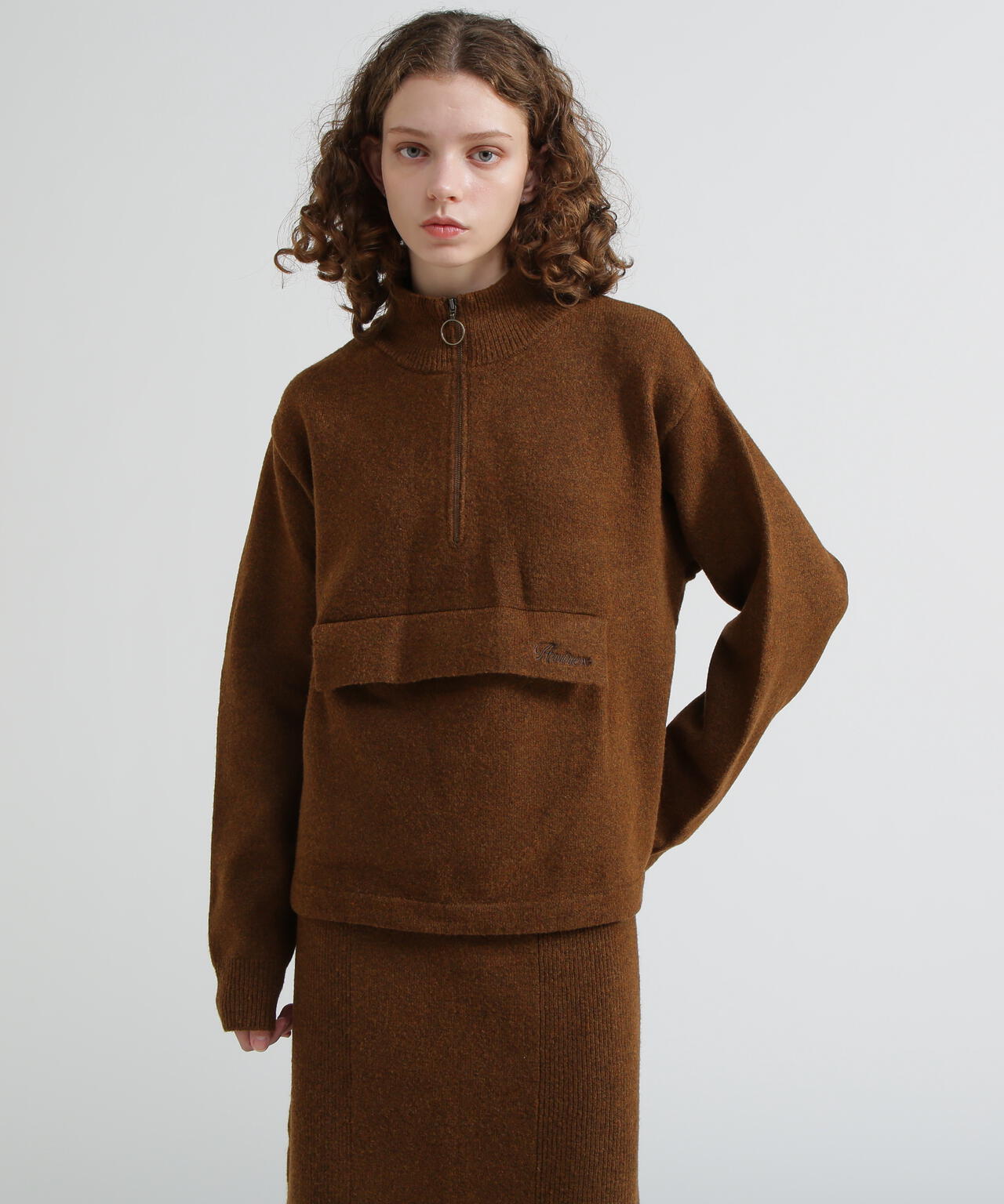 直営店限定》SHAGGY STAND PULLOVER KNIT/シャギーニット | AVIREX