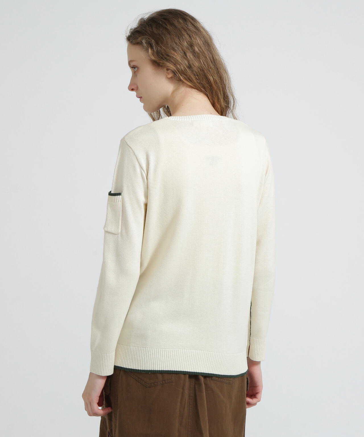 トップス *non*biri-- FATIGUE KNIT TOPS/ファティーグニットトップス | AVIREX