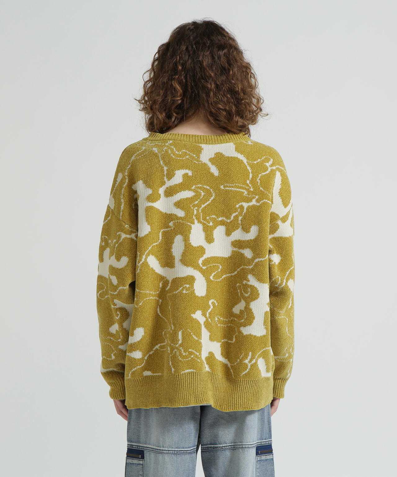 直営店限定》BOUCLE CAMO KINT CARDIGAN | AVIREX（アヴィレックス