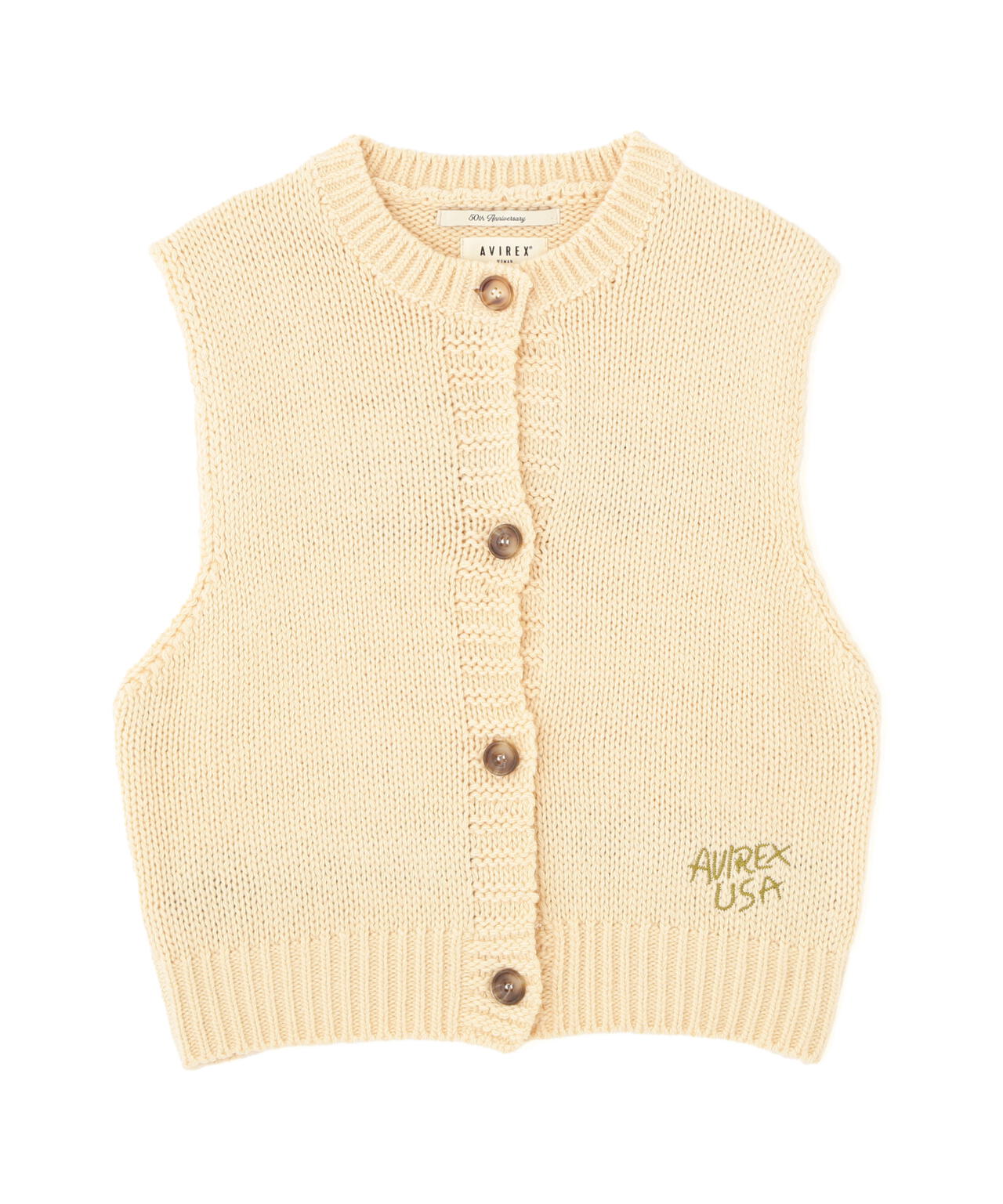 《WOMAN/直営店限定》PATTERN KINT VEST/パターンニットベスト