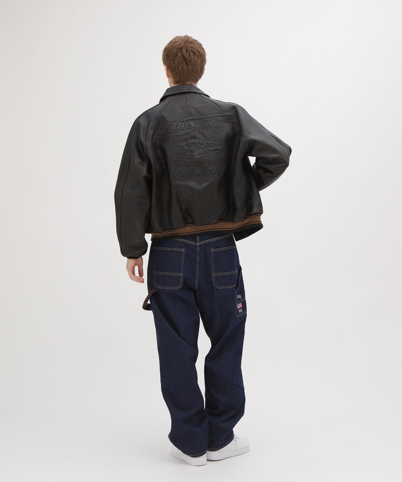 VARISTY LEATHER ”GOALERS” VINTAGE BLACK