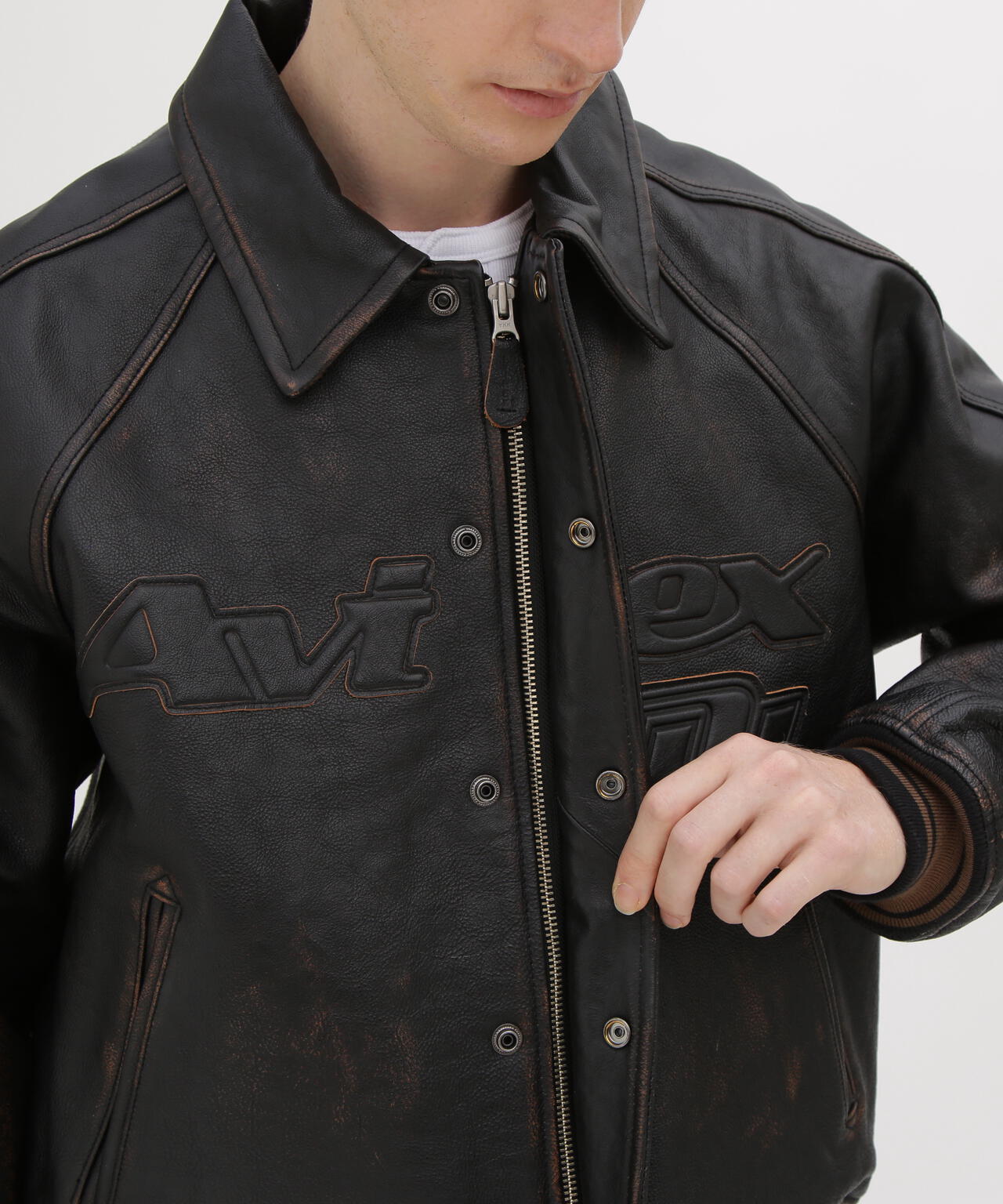 VARISTY LEATHER ”GOALERS” VINTAGE BLACK